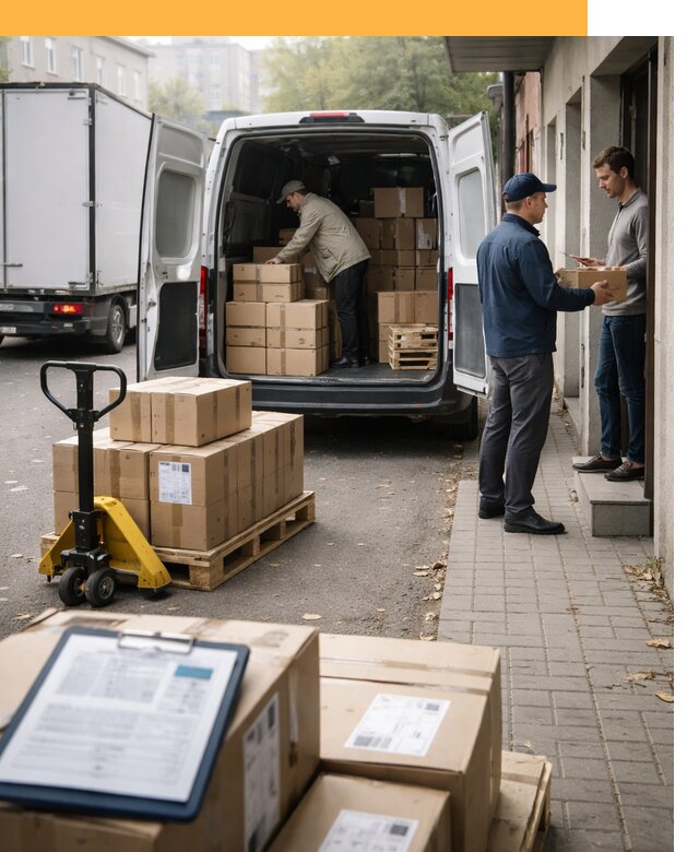 Доставка грузов от двери до двери с таможней от 46598 руб.