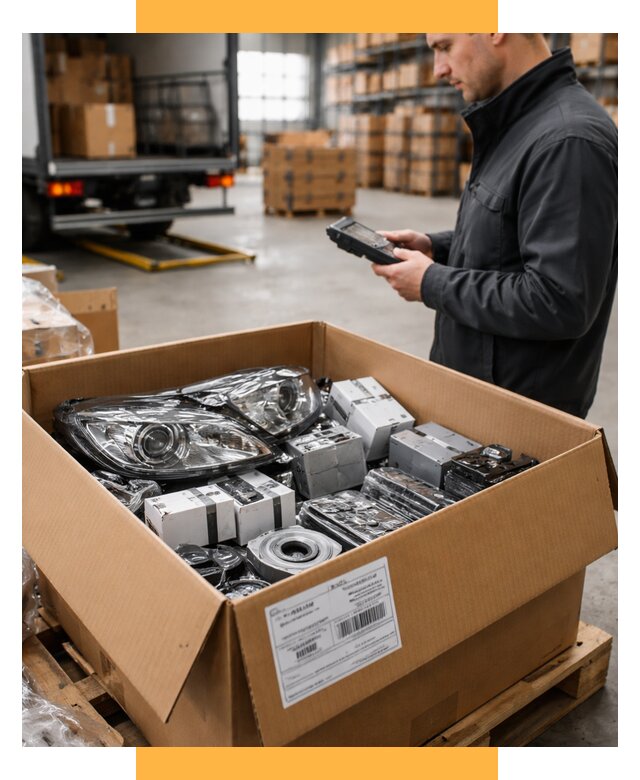 Доставка автозапчастей из Европы под ключ от 12944 р. | СетСервис-Хтб