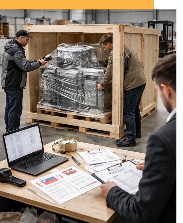 Доставка промышленного оборудования из США от 67308 руб