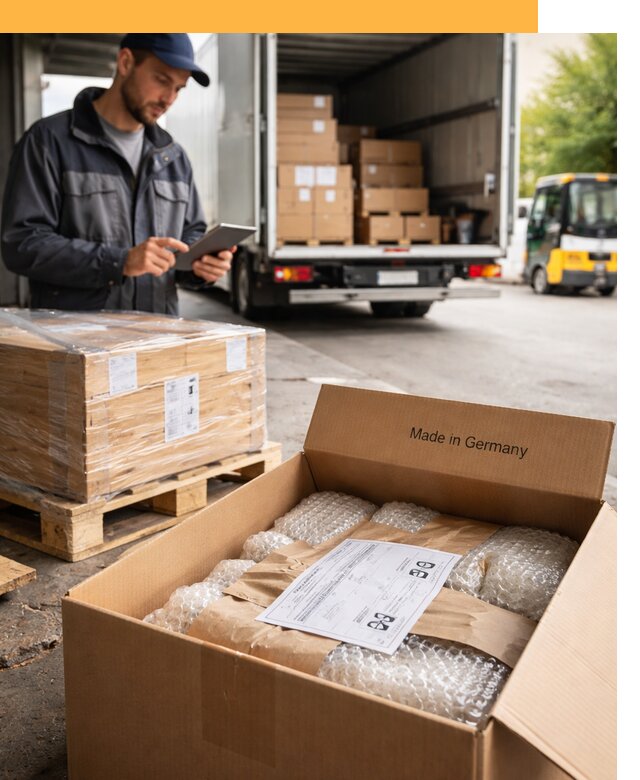 Доставка грузов из Германии от 46598 руб с таможенным оформлением