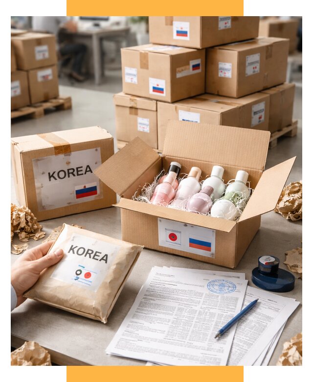 Доставка косметики из Кореи от 8802 р. под ключ | СетСервис-Хтб