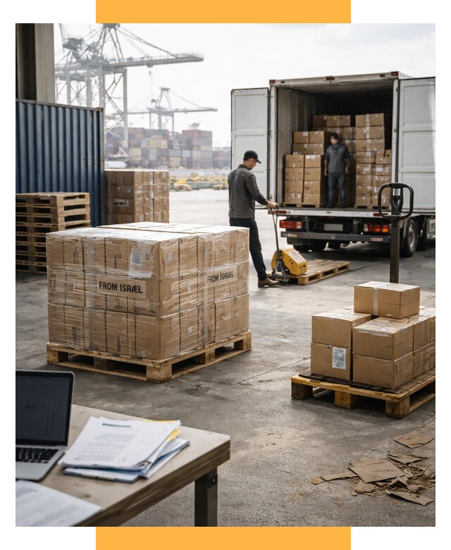 Доставка грузов из Израиля от 15533 р., логистика от СетСервис-Хтб