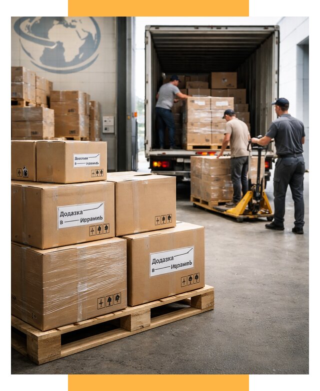 Доставка грузов в Израиль и экспорт от 46598 р. СетСервис-Хтб