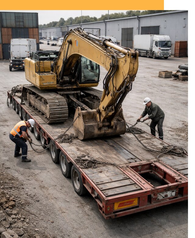 Перевозка спецтехники по России и миру от 46598 руб