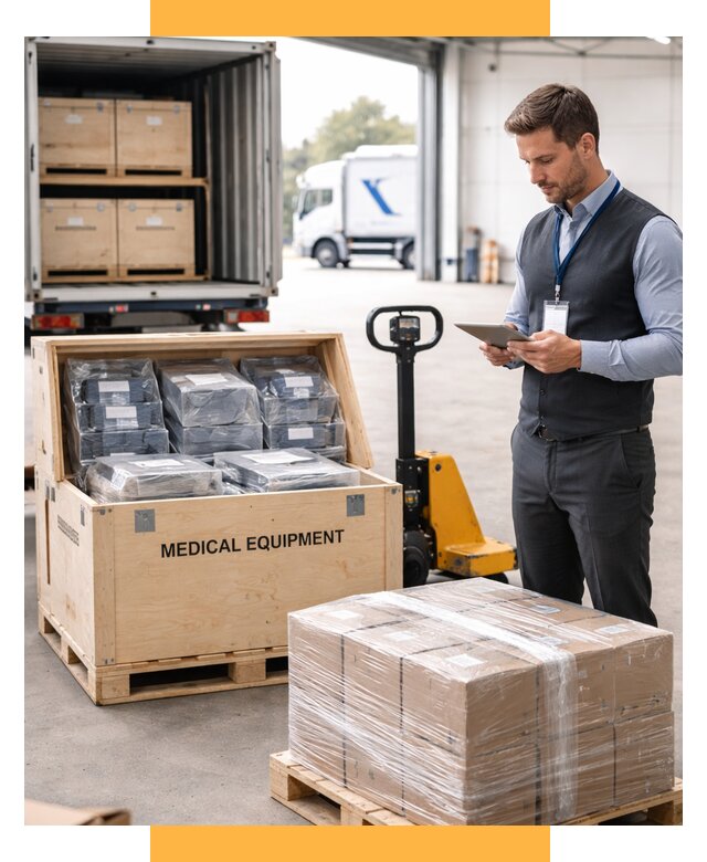 Перевозка медицинского оборудования от 15533 р. в СетСервис-Хтб