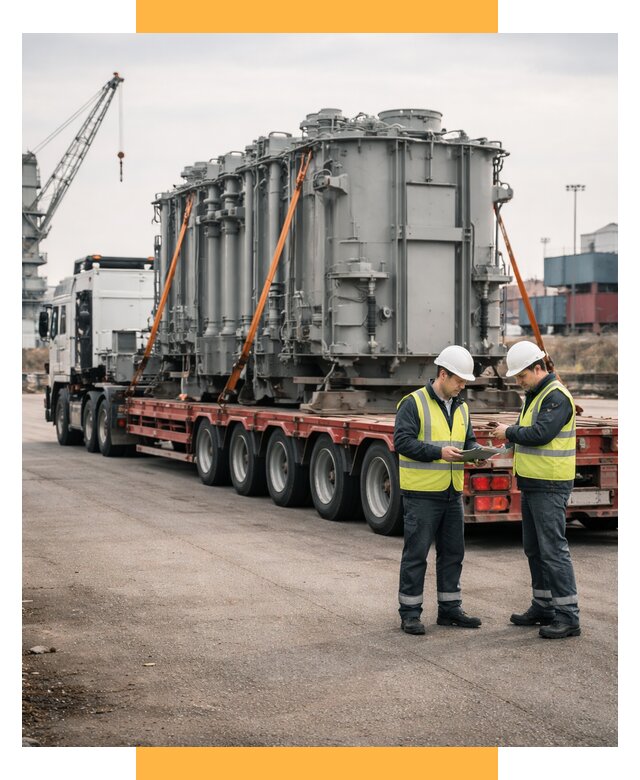 Перевозка негабаритных грузов под ключ от 124260 р., СетСервис-Хтб