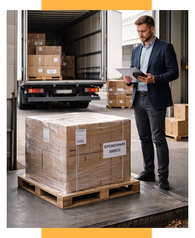 Временный вывоз товаров под ключ от 8284 р. | СетСервис-Хтб