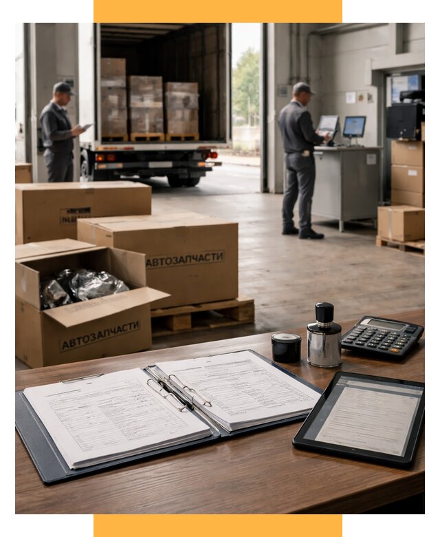 Таможенное оформление автозапчастей под ключ от 8802 р., СетСервис-Хтб