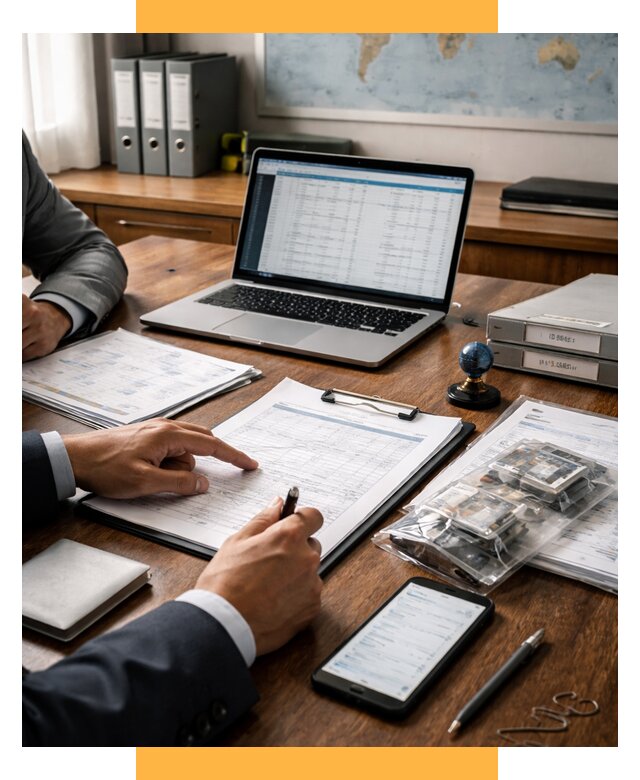 Проверка поставщика за рубежом от 8802 р. | СетСервис-Хтб аудит